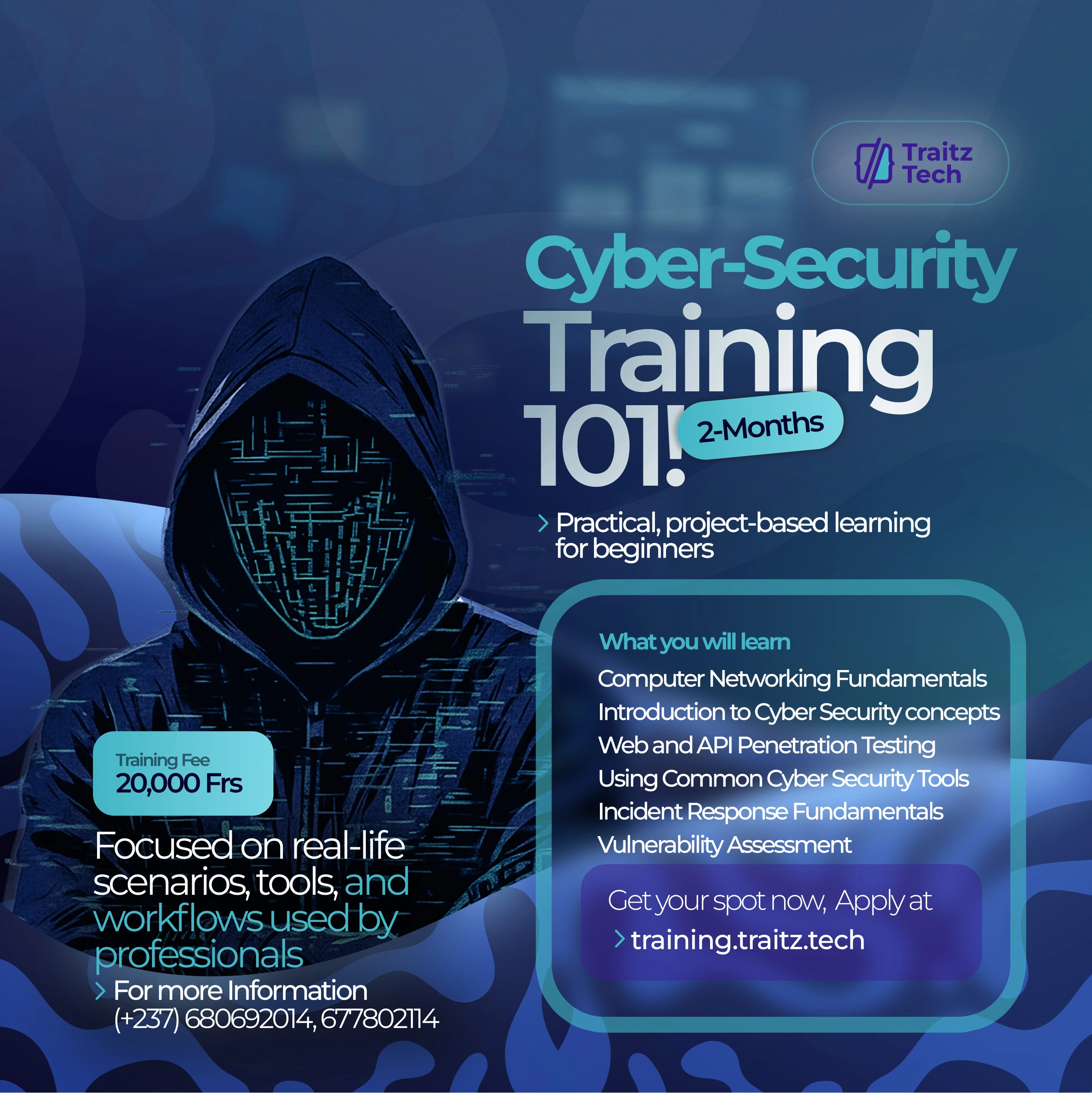 Traitz Tech Cyber-Security Training 101 flyer
